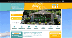 Desktop Screenshot of campingleseauxchaudes.com